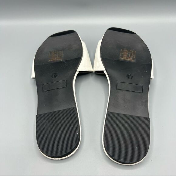 Anna Croc Print Slide Sandals - Picture 4 of 5